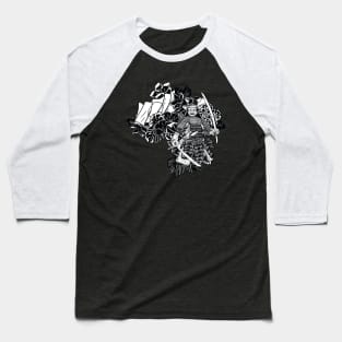 Classical Samurai Art Baseball T-Shirt